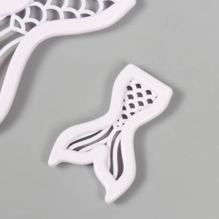 Cutters for polymer clay "Tail of the Mermaid" set 2 pcs 4x6 cm 7.2x11.2 cm-2