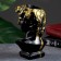 Kashpo - organizer "Bust of David" black, 17x9x10cm