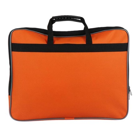 Folder with handles Textile A4, 365 x 290 x 30 mm, calligrata, 1Sh41, "office", external/inner pocket, orange-2