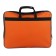 Folder with handles Textile A4, 365 x 290 x 30 mm, calligrata, 1Sh41, "office", external/inner pocket, orange