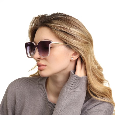 Women's sunscreen glasses "OneSun", UV 400, pipe 15 cm, lens 5.4x5.4 cm-1