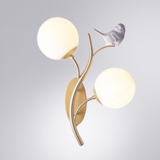 Бра Arte Lamp Camomilla A9712AP-2SG, E14, 2х40 Вт, 19х32х50 см, золотистый
