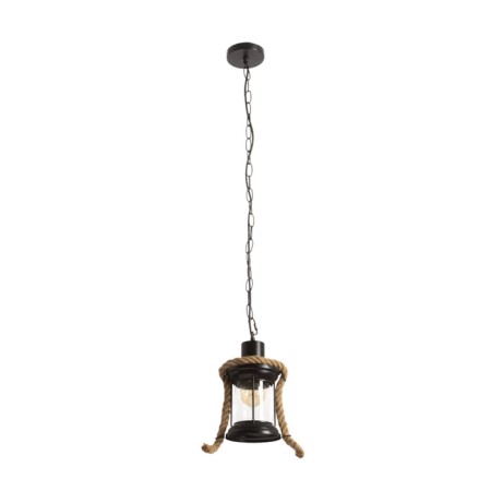 Lamp "Lantern" E27 40W black 8x8x15-115cm