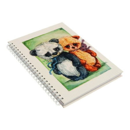 Sketchbook for sketches A5, 60 sheets on the crest "Friends-toy", solid cover, matte lamination, block 100 g/m2, mix-1