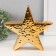 Piggy bank ceramics "Golden Star" 19.5x5.5x19.5 cm
