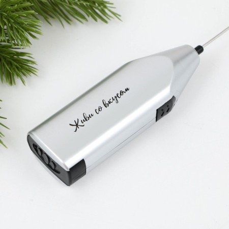 Capuchucker Electric New Year's "for white foam", for the New Year, model LMR-05, 3.5 x 20 cm-3