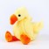 Soft toy "duck", on a key fob, 13 cm, mix color
