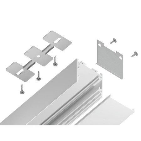 Profile aluminum overhead/suspended Ambrella Illumination Profile System, GP2500wh, 2000x25x25 mm, white, matte dial-2