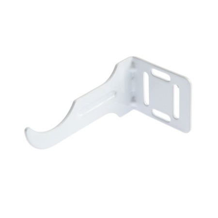 Bracket for the radiator is right, polymer, white color