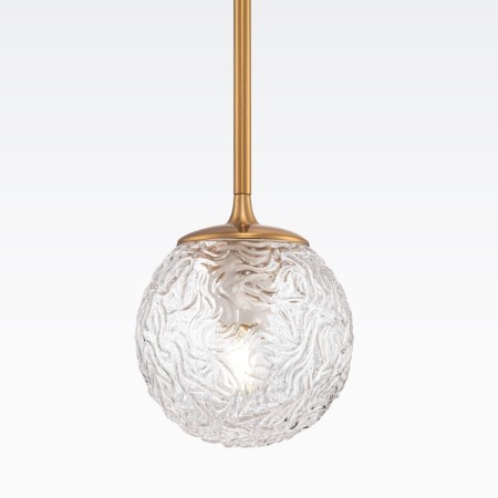 Suspension lamp Maytoni Mod061PL-01BS1, 1HE27, 40W, 15x15x150 cm, brass color-1