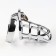 Belt of fidelity "Total cell No. 2", rings d = 4; 4.5; 5 cm, lock, key, metal