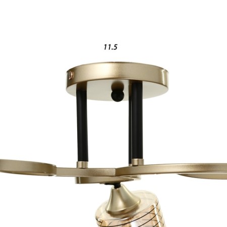 Kusa chandelier 3x40W E27 Gold 66x66x26cm SVK-7