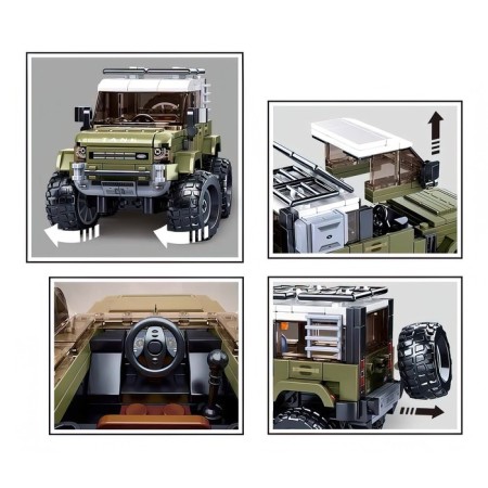 Designer SUV SLUBAN Models, 317 details, 6+-3