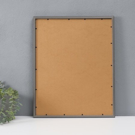 Photo frame plastic in 5 photos 9x13 cm "House" with clothespins, black 60x40x2 cm-1