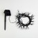 Garland “thread” 4.5 m with nozzles “heart”, IP44, dark thread, 30 LED, white glow, 2 modes, solar battery