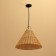 Ceiling Lamp from Rotan "Angga", 1 × 120 W, E27, 30 × 30 × 40 cm