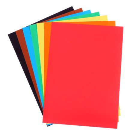 Cardboard of color two-sided 7 sheets, 7 colors "Kalyaka-Malyak", 195 x 265 mm, shaking-1