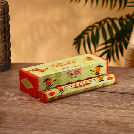 Incense "tulasi" 20 aromaches of orange and vanilla