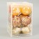 Set of balls plastic D-6 cm, 12 pcs "Melody" of the face, gold
