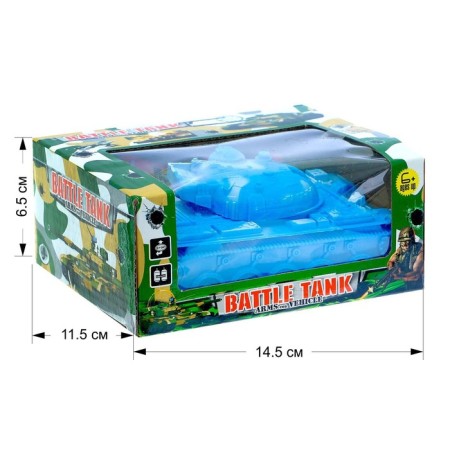 Radio -controlled “Attack” tank, works on batteries, mix-4