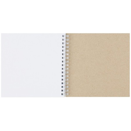 Meshu sketchbook 150 x 150 mm, 60 sheets, on the crest Kawaiii, selective varnish, Soft-Touch coating, block 120 g/m2-6