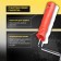 Decorative tundra roller, rubber, "poplar bark", handle d = 6 mm, 180 mm