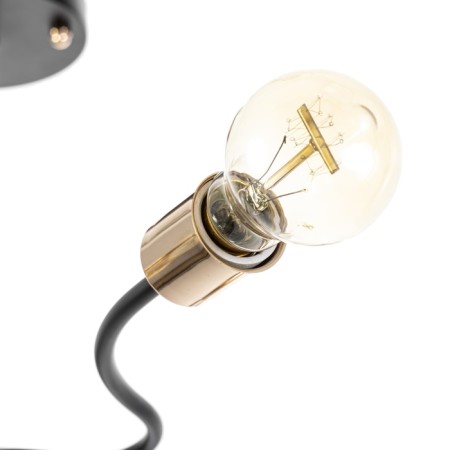 Ripley chandelier 8he27 40w black and gold 60x60x40 cm-6