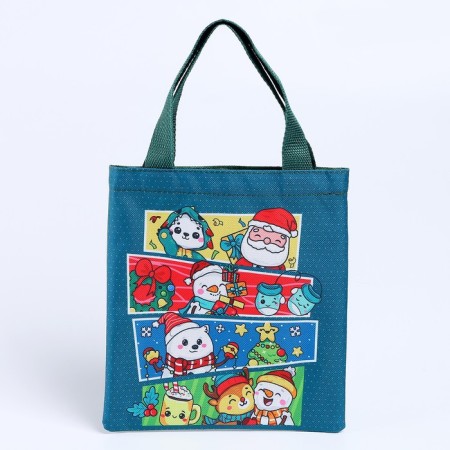 Bag for gifts "New Year's stickers"