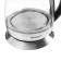 Electric kettle Energy E-282, glass, 1.7 l, 2200 watts, silver