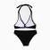 Separate female swimsuit, black color, size 46