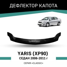 Defly hood deflector for Toyota Yaris (XP90), 2006-2011, sedan