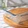 Rectangular shape for baking from heat -resistant glass Borcam, 2.7 l, 33.6 × 19 × 7 cm