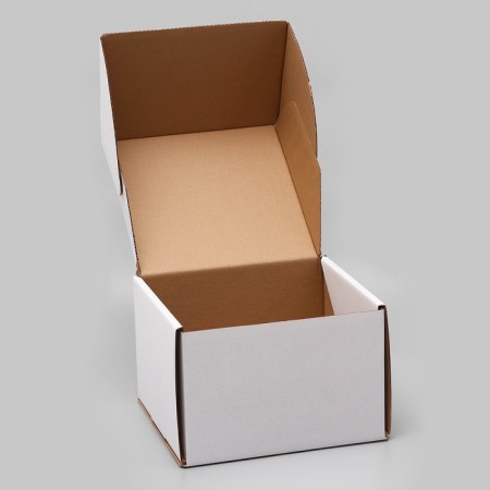 Self -assembly box, craft, white 27 x 27 x 15 cm-2