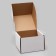 Self -assembly box, craft, white 27 x 27 x 15 cm