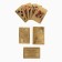 Plastic Plastic Maps "Golden Collection", 2 decks of 54 pcs, 30 μm, 8.8 x 5.7 cm