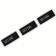 Textile strip "110-116", 5 x 1.1 cm, black color