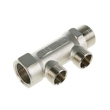 Коллектор Valtec, 3/4" х 1/2" 2 выхода, с наружной резьбой
