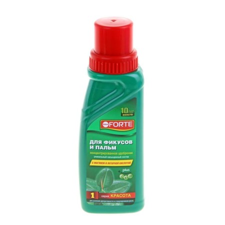 Fertilizer for palm trees and ficuses Bona Forte, bottle, 285 ml-2