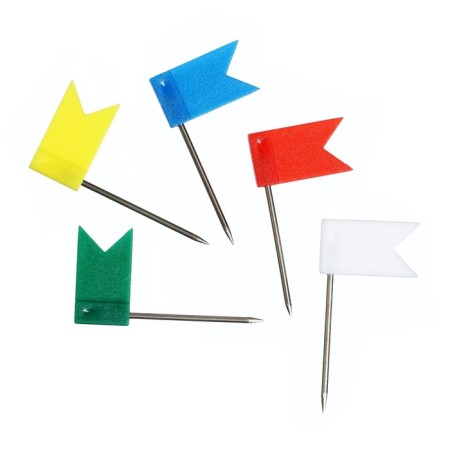 Set of buttons "flags", colored, in plastic packaging-3
