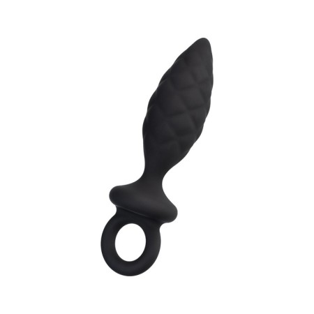 Anal plug Erotist Strob M - Size, silicone, black, 13.5 cm-4