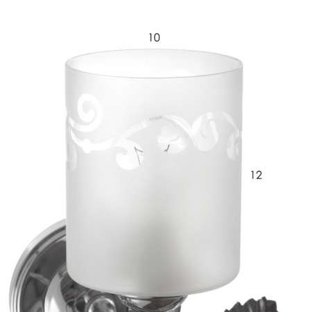 Bra 1186/1cr E27 40W chrome 20x12x15 cm-4
