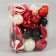 Set of jewelry plastic 36 pcs "Festive mood" red, mix