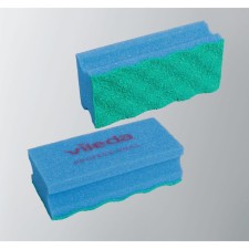 Professional cleaning sponge with VILEDA PUPETIVE, Blue color, 6.3 x 14 cm