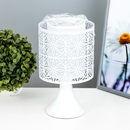 Aromarinet "Flowers" G4 35W white 14.5x14.5x25.5 cm Risalux