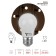 LED LED era Belt “GRUSH”, 3 W, E27, 135 lm, 3000k, glow warm white