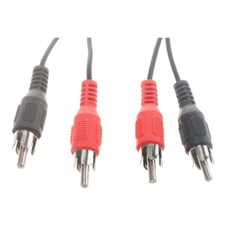 Audio/video cable Rexant, 2xrca (M) -2xrca (M), 3 m, black-1