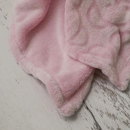 Blanket-worshiped, size 100 × 140 cm, target print, pink-3