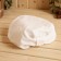 Chalma waffle on elastic band, white