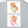 Tattoo on the body color "Little Mermaid" mix 6x6 cm