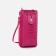 Baby bag on magnet, long belt, fuchsia color